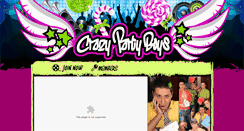 Desktop Screenshot of crazypartyboys.com